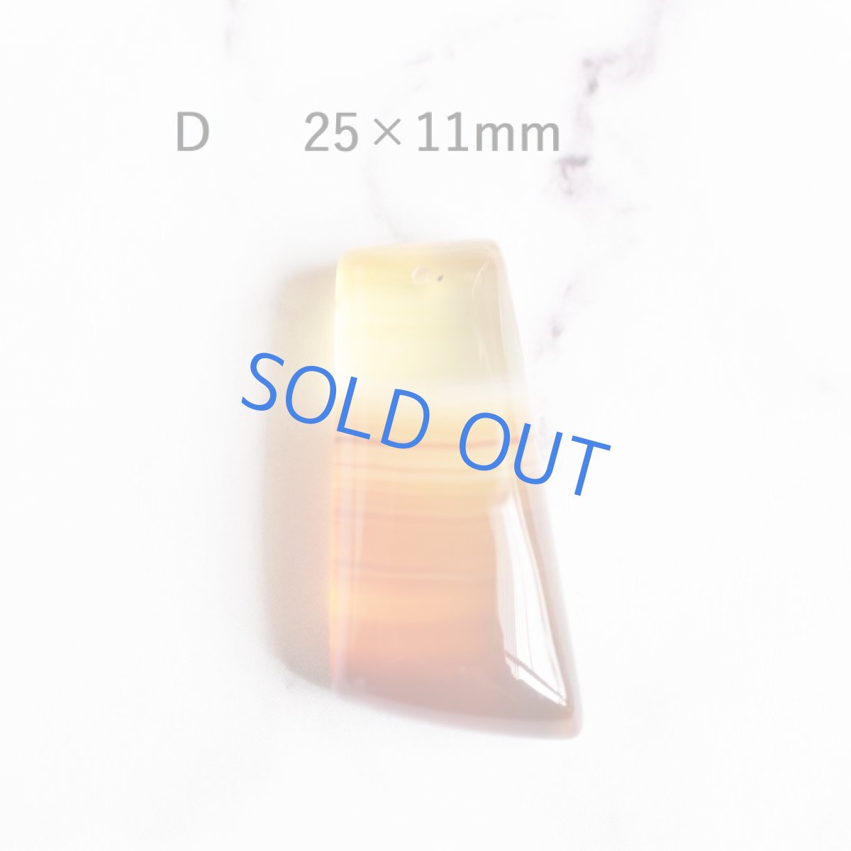 画像5: 【完売】コーヒーキャラメル バンデッドアゲート(縞瑪瑙) 14KGFネックレス50cm  (5)