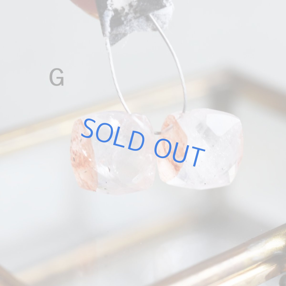 画像4: 【金具変更可・残りG】ヒマラヤ山脈パールヴァティー産 　マニカラン　水晶　14KGFピアス  (4)