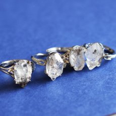 画像10: 【1点もの・C】フリーサイズ　大粒　ニューヨークハーキマーダイヤモンドクォーツ　結晶　Silver925リング（指輪）  (10)