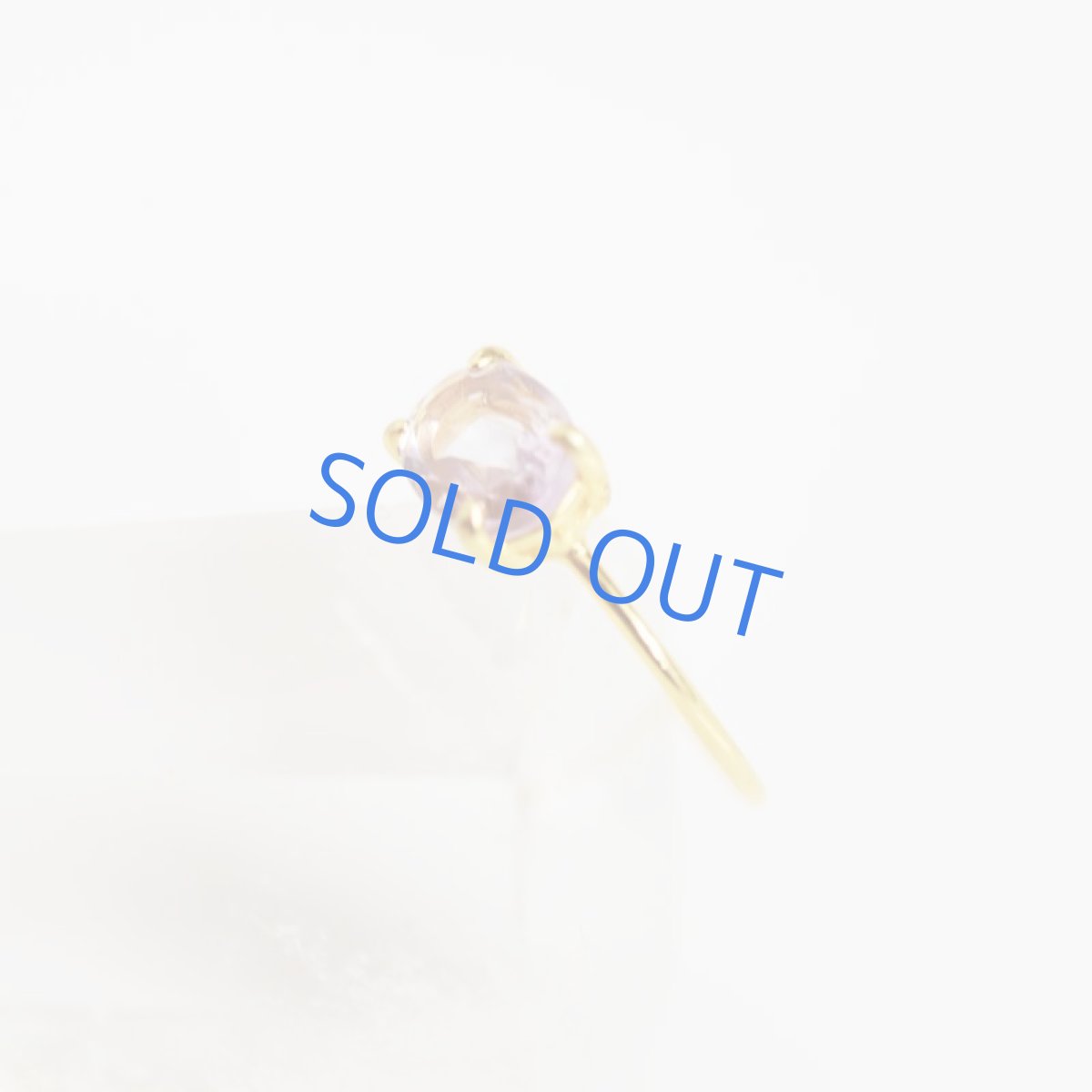 画像6: 15thAnniv.【残りダークカラーのみ】ピンクアメジスト　オーバルファセット　18KGPリング10-11号(指輪） (6)