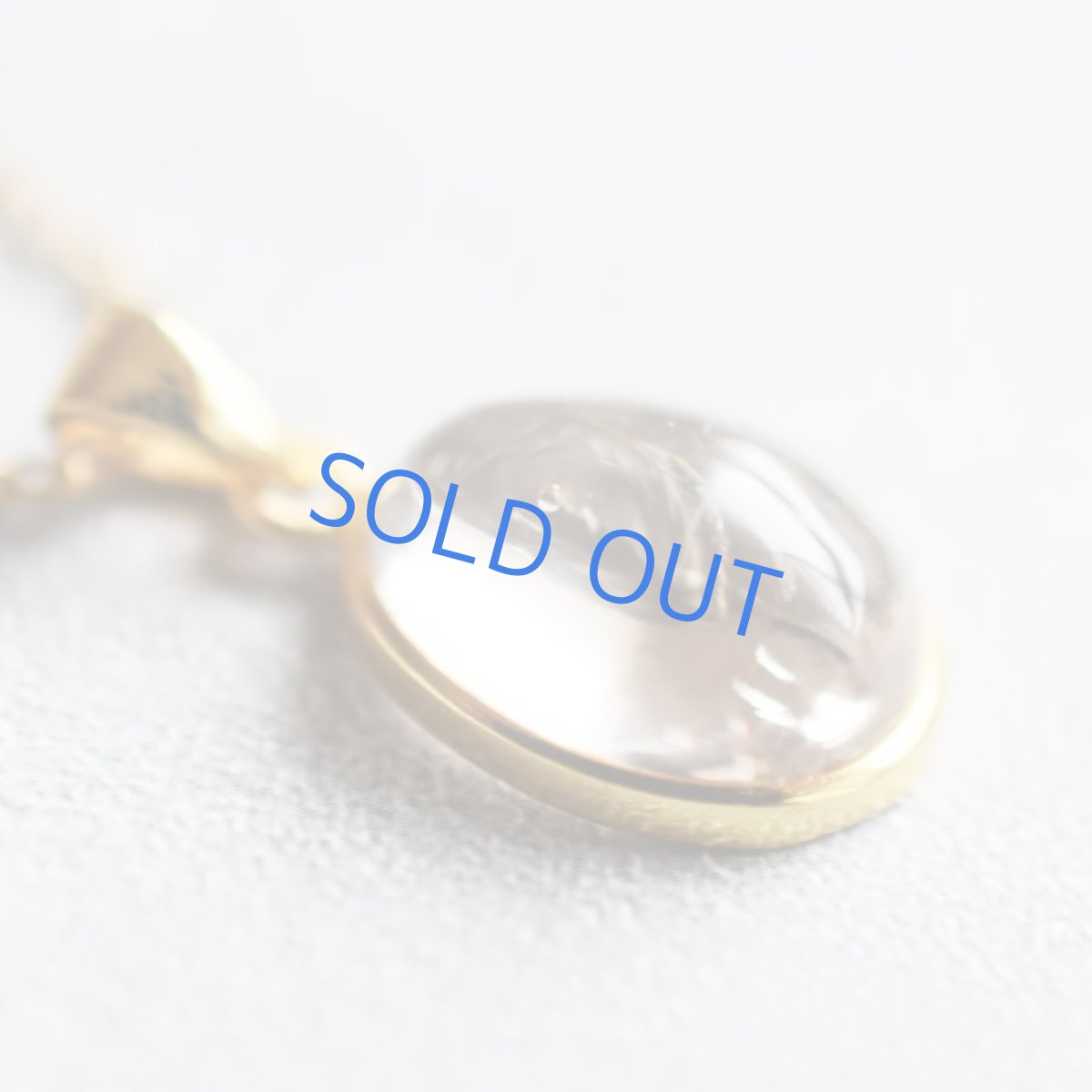 画像5: 【1点もの・A】希少石! 水入り水晶(クリスタル) サージカルステンレス50cm (5)