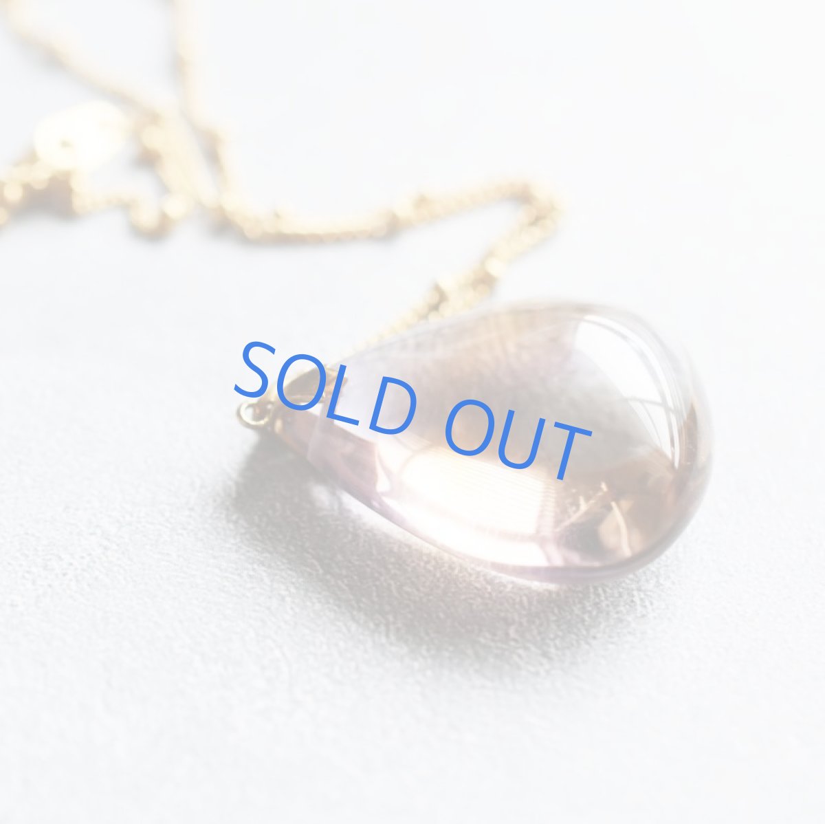 画像3: 【1点もの・B】超大粒　つるりん　ボリビア産非加熱　アメトリン　サージカルステンレスドットネックレス60cm (3)