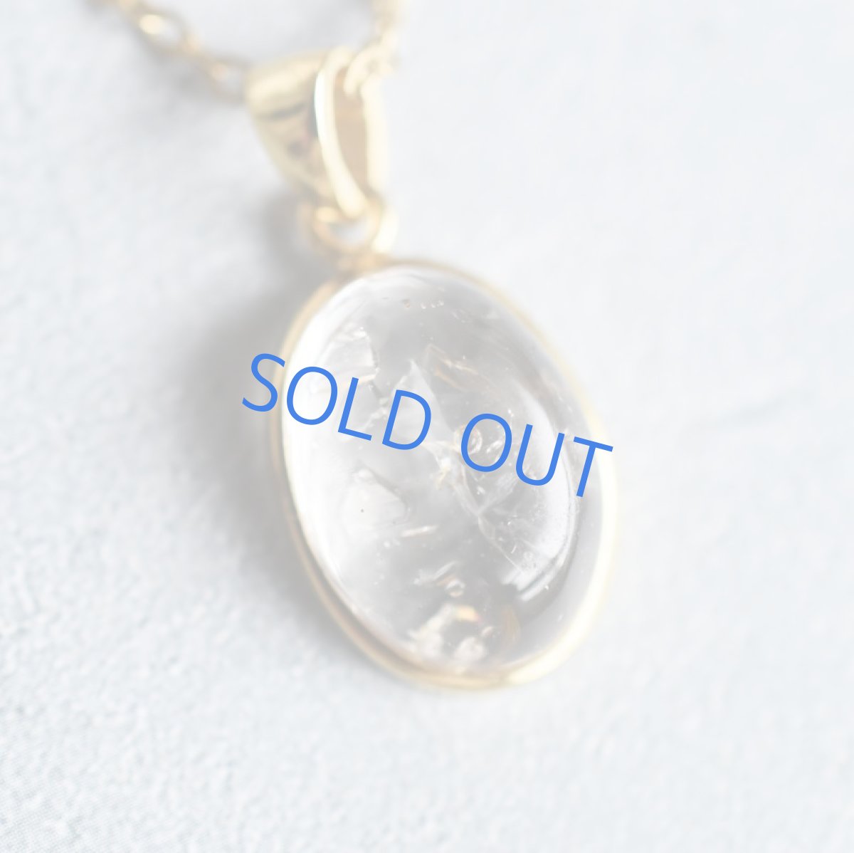 画像5: 【1点もの・C】希少石! 水入り水晶(クリスタル) サージカルステンレス50cm (5)