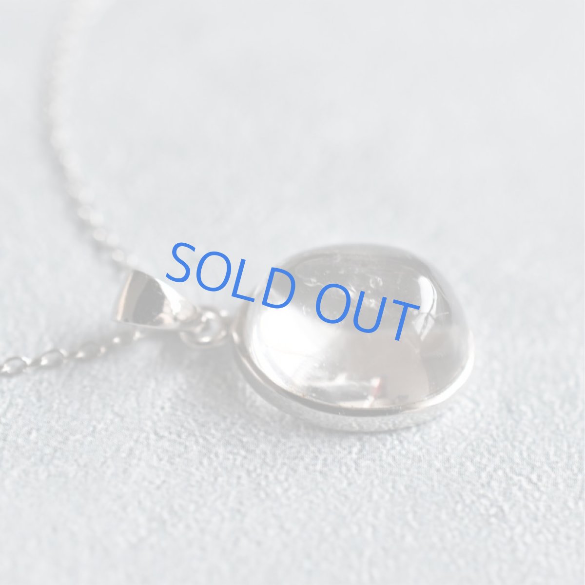 画像2: 【1点もの・D】希少石！　水入り水晶(クリスタル）　silver925ネックレス50cm (2)