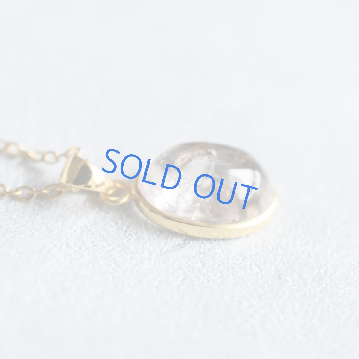 画像6: 【1点もの・C】希少石! 水入り水晶(クリスタル) サージカルステンレス50cm (6)