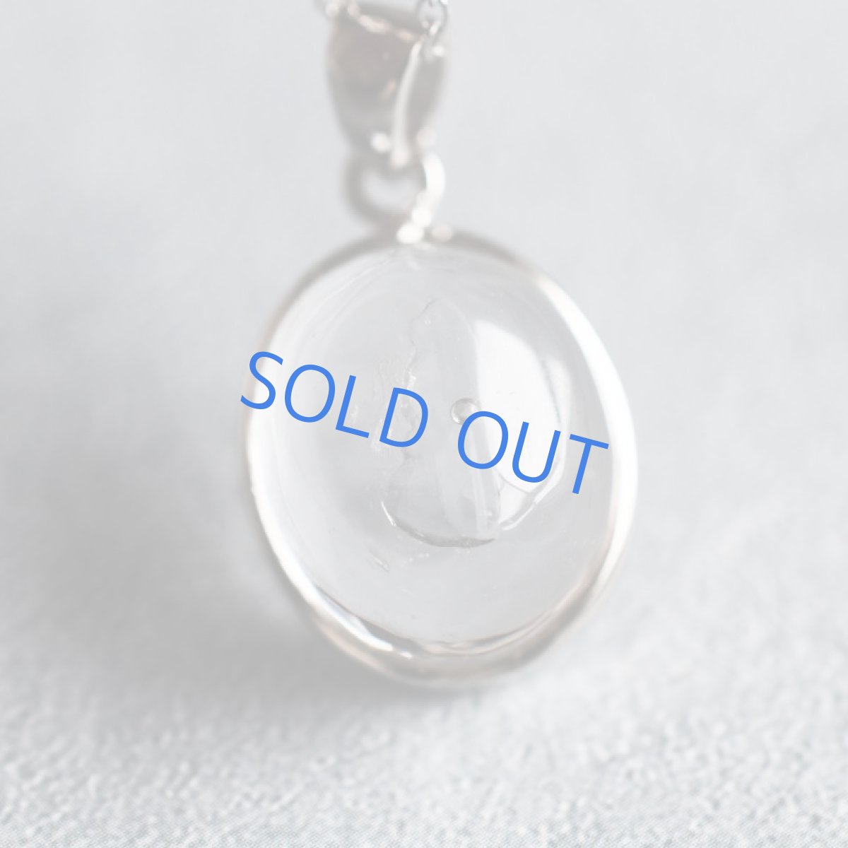 画像4: 【1点もの・D】希少石！　水入り水晶(クリスタル）　silver925ネックレス50cm (4)