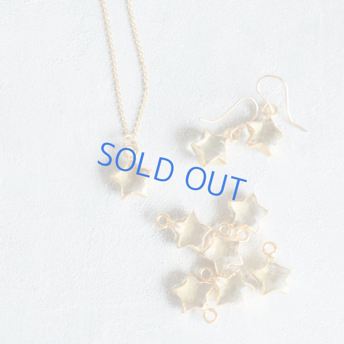 画像9: 訳あり【イヤリング変更可】星型　シトリン　スターカット　サージカルステンレスフックピアス  (9)