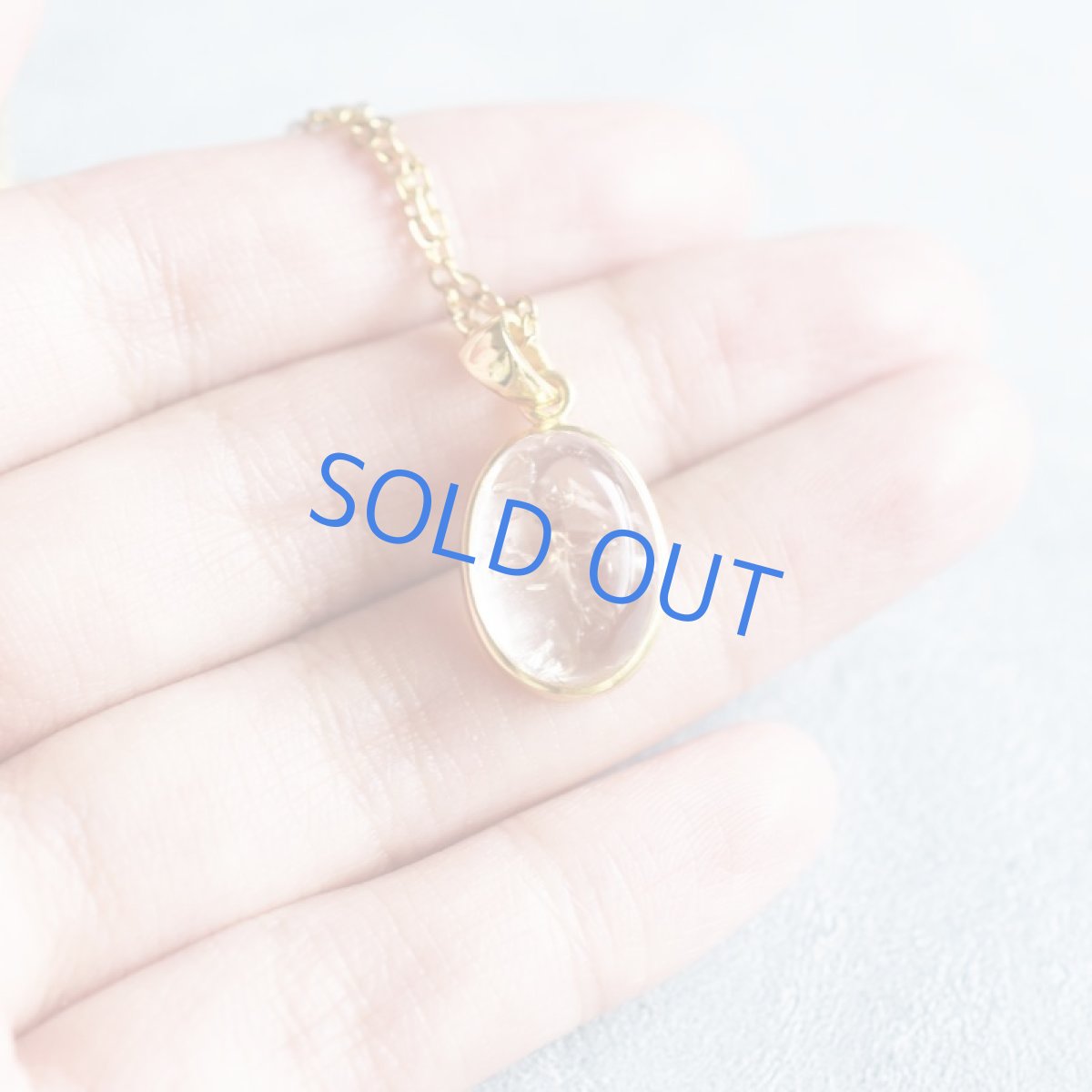 画像7: 【1点もの・C】希少石! 水入り水晶(クリスタル) サージカルステンレス50cm (7)