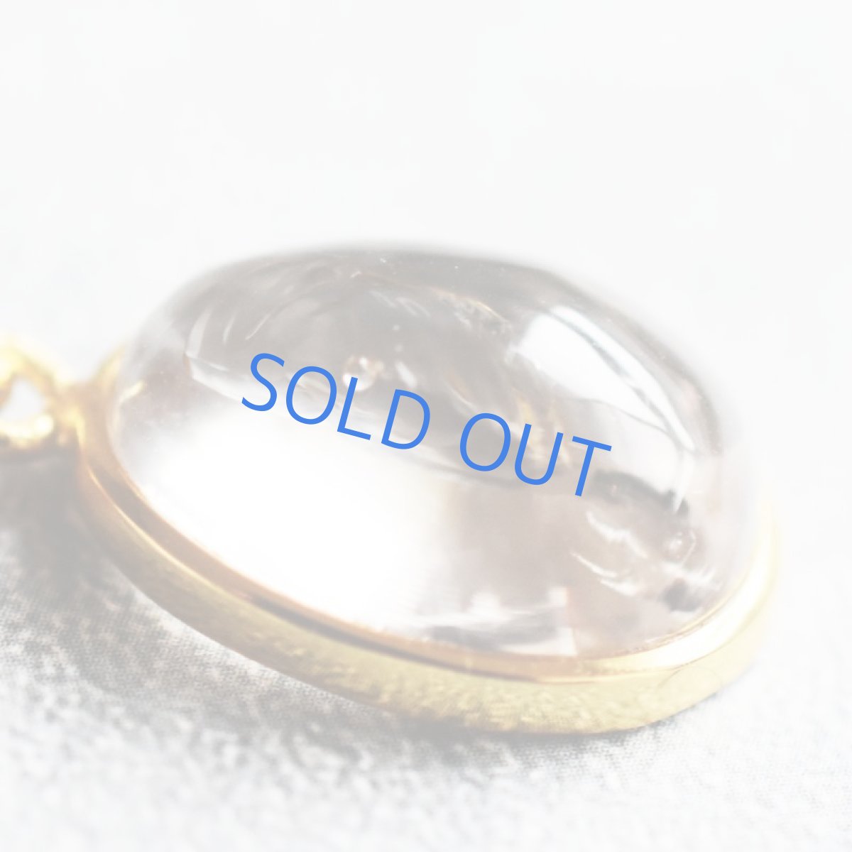 画像3: 【1点もの・A】希少石! 水入り水晶(クリスタル) サージカルステンレス50cm (3)