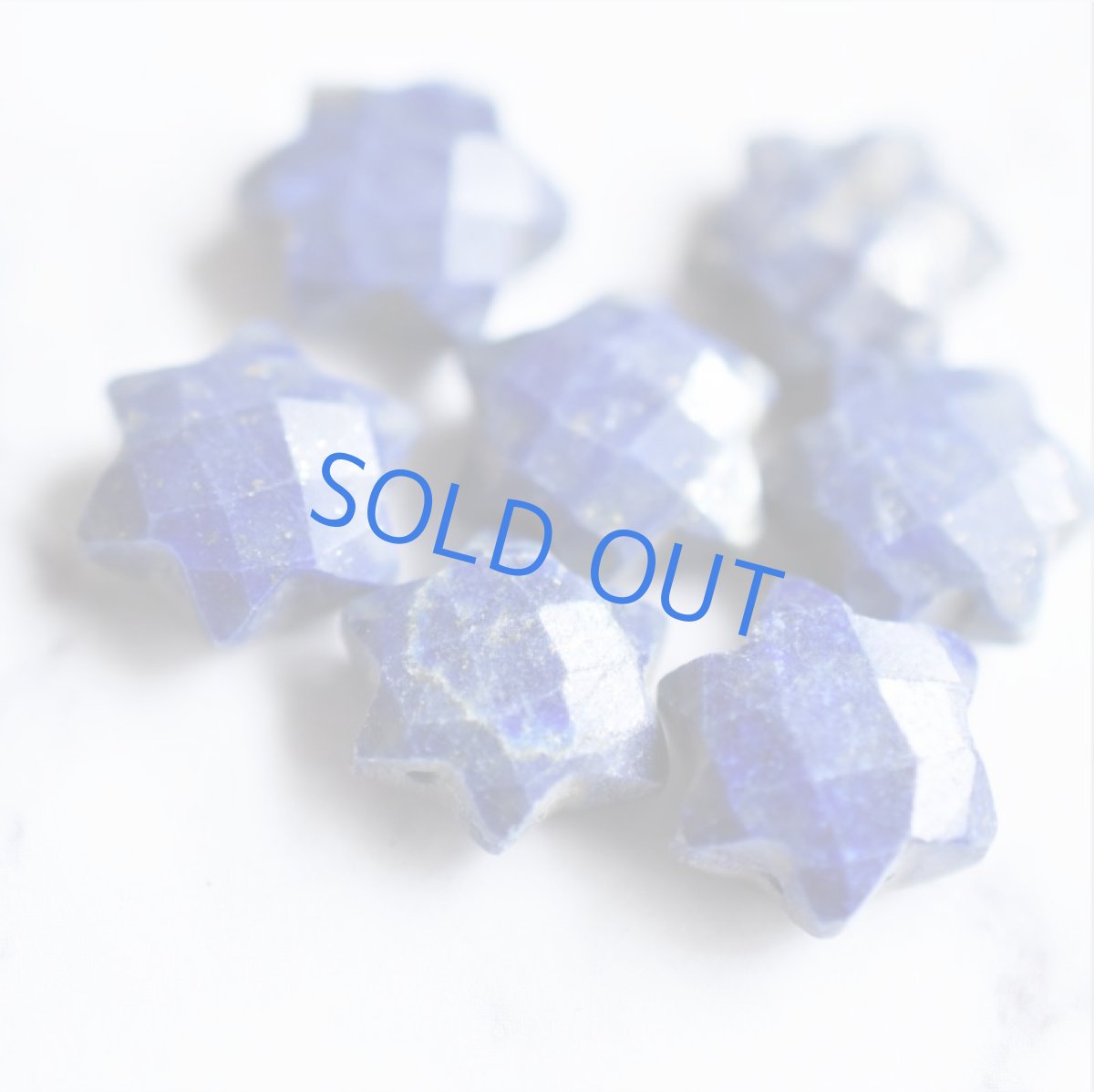 画像4: 半額SALE【残り2】ラピスラズリ光芒星　＆　輝く三日月　サージカルステンレスネックレス50cm (4)