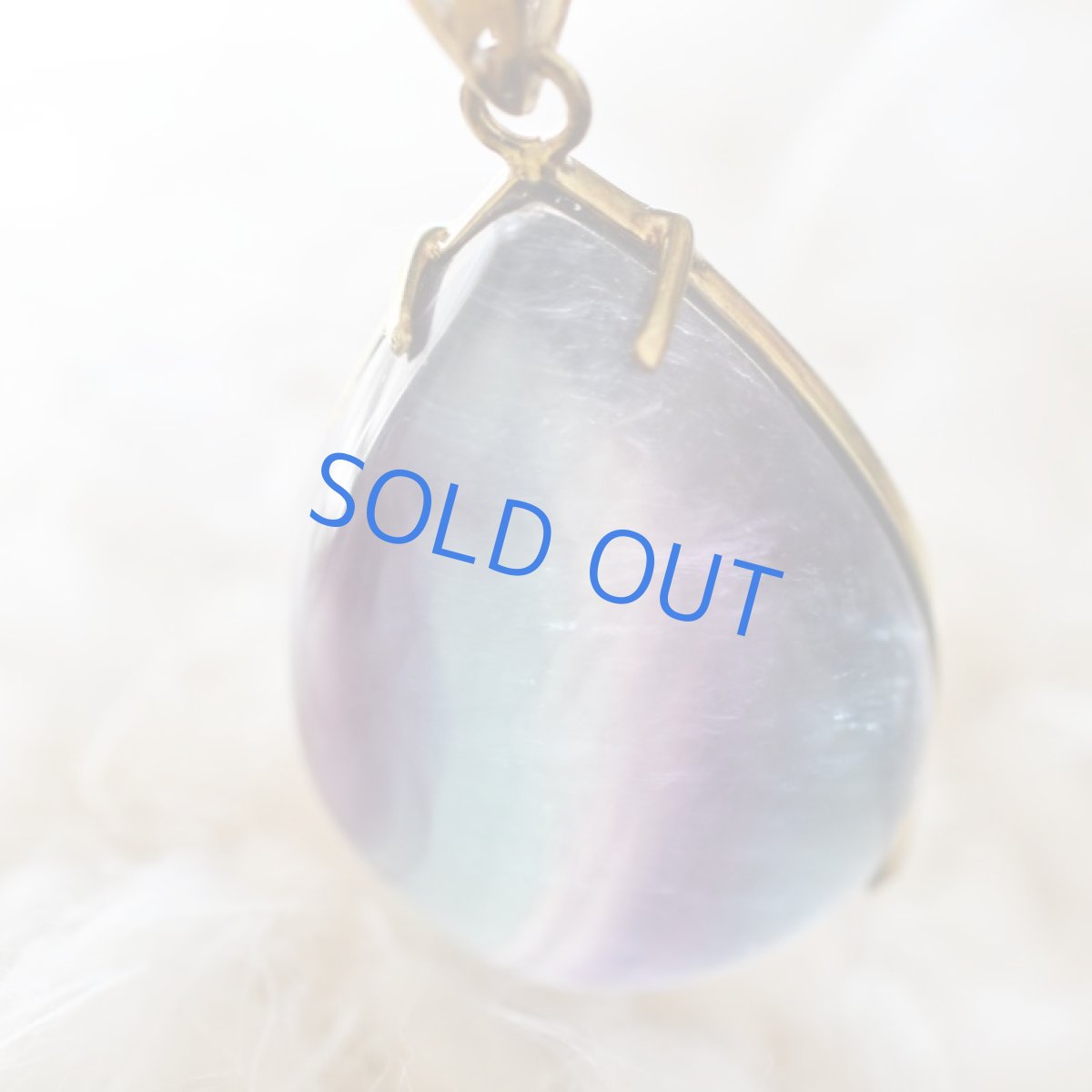 画像3: 春の新作【1点もの・フレームCC】超大粒　マルチフローライト　ペンダント　サージカルステンレス約60センチネックレス  (3)