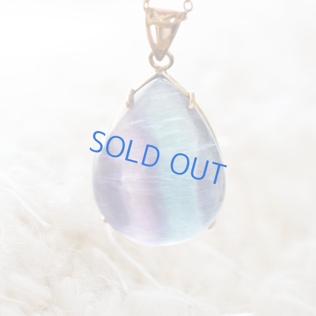 画像6: 春の新作【1点もの・フレームCA】超大粒　マルチフローライト　ペンダント　サージカルステンレス約60センチネックレス  (6)