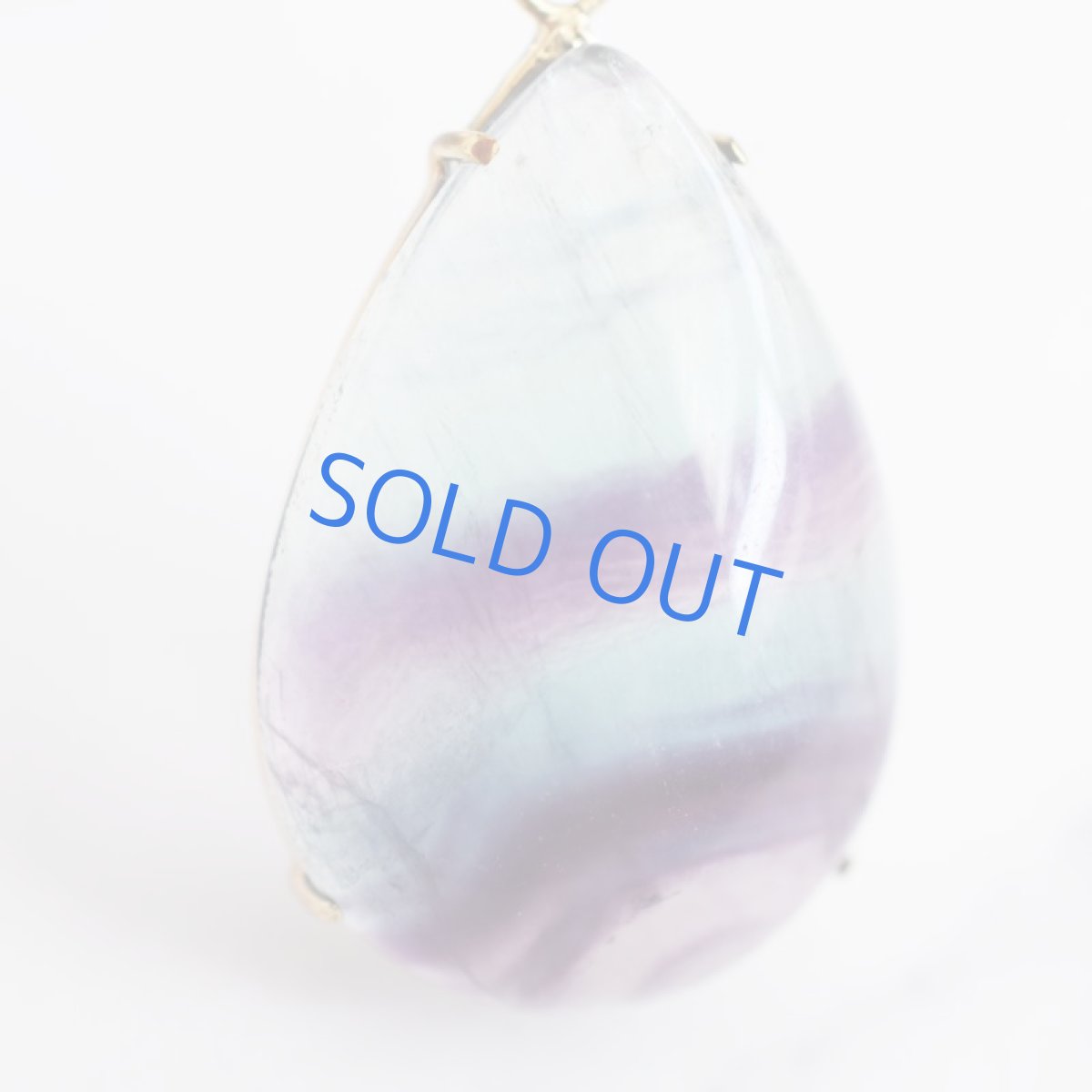 画像2: 春の新作【1点もの・フレームCD】超大粒　マルチフローライト　ペンダント　サージカルステンレス約60センチネックレス  (2)