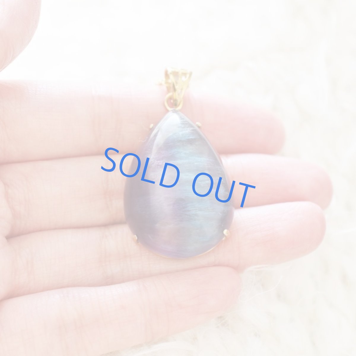 画像8: 春の新作【1点もの・フレームCA】超大粒　マルチフローライト　ペンダント　サージカルステンレス約60センチネックレス  (8)