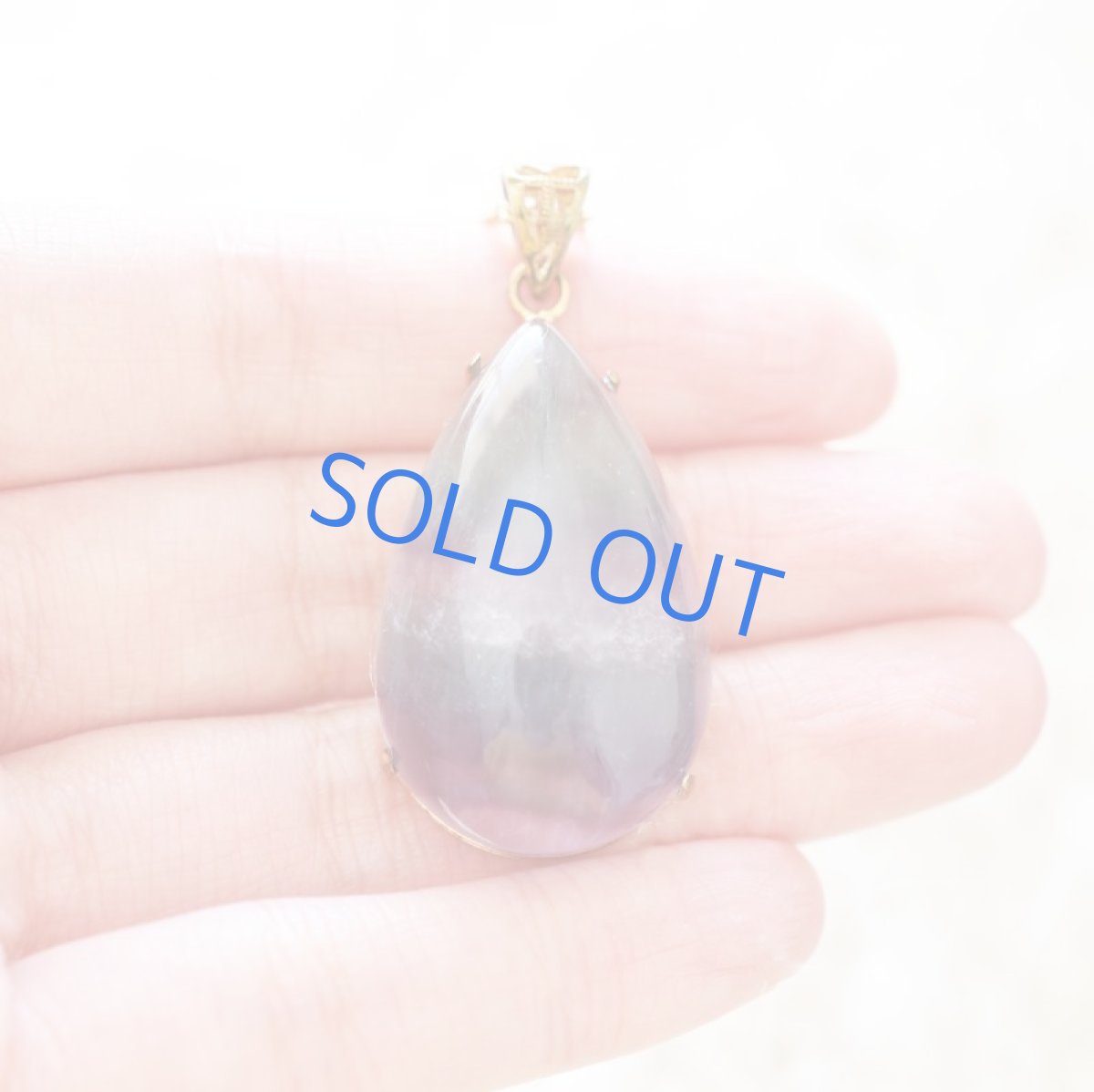 画像5: 春の新作【1点もの・フレームCB】超大粒　マルチフローライト　ペンダント　サージカルステンレス約60センチネックレス  (5)