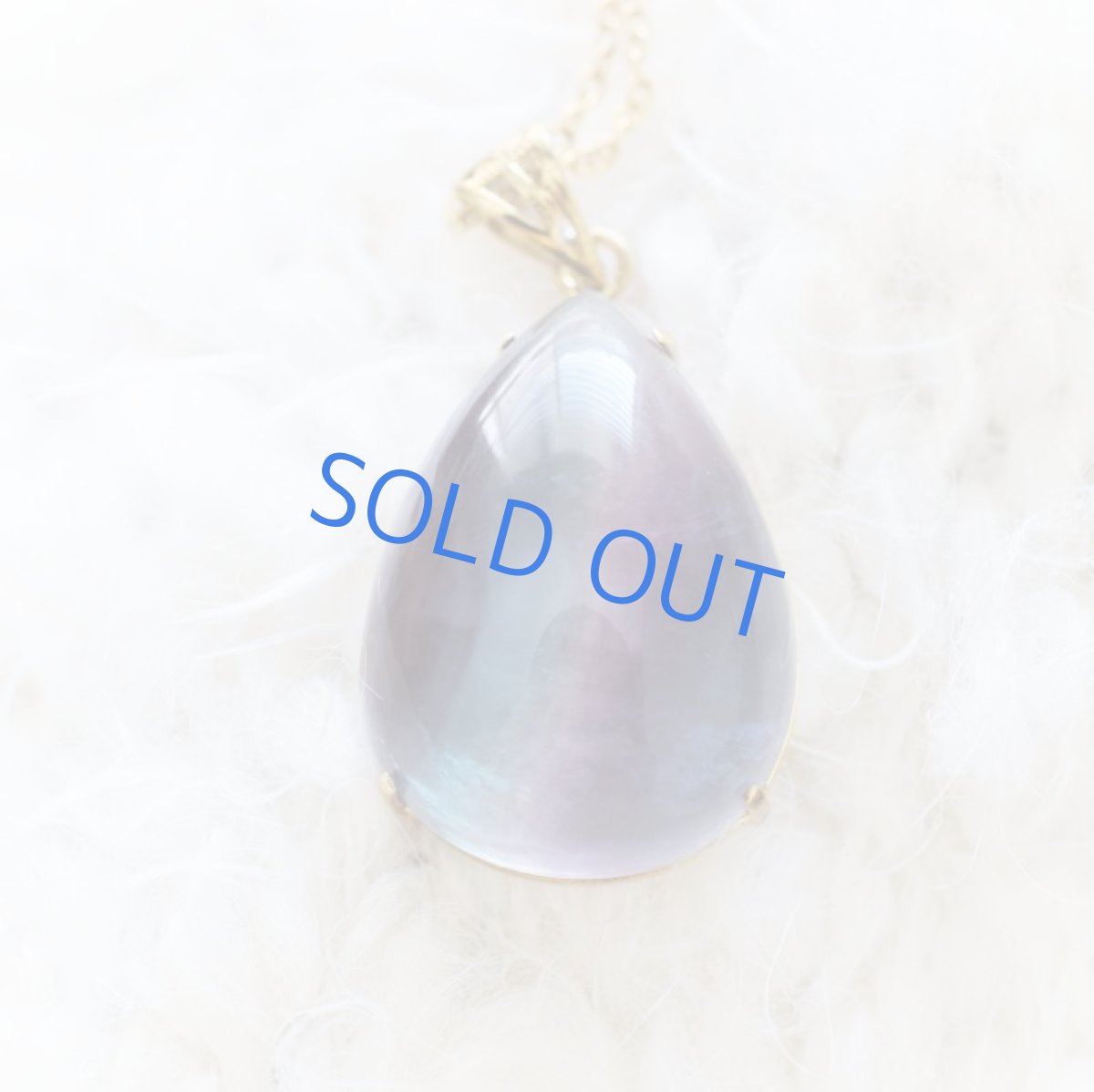 画像6: 春の新作【1点もの・フレームCC】超大粒　マルチフローライト　ペンダント　サージカルステンレス約60センチネックレス  (6)