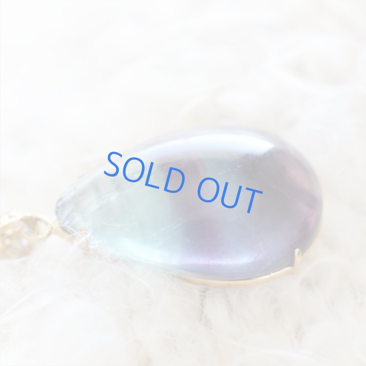 画像3: 春の新作【1点もの・フレームCD】超大粒　マルチフローライト　ペンダント　サージカルステンレス約60センチネックレス  (3)