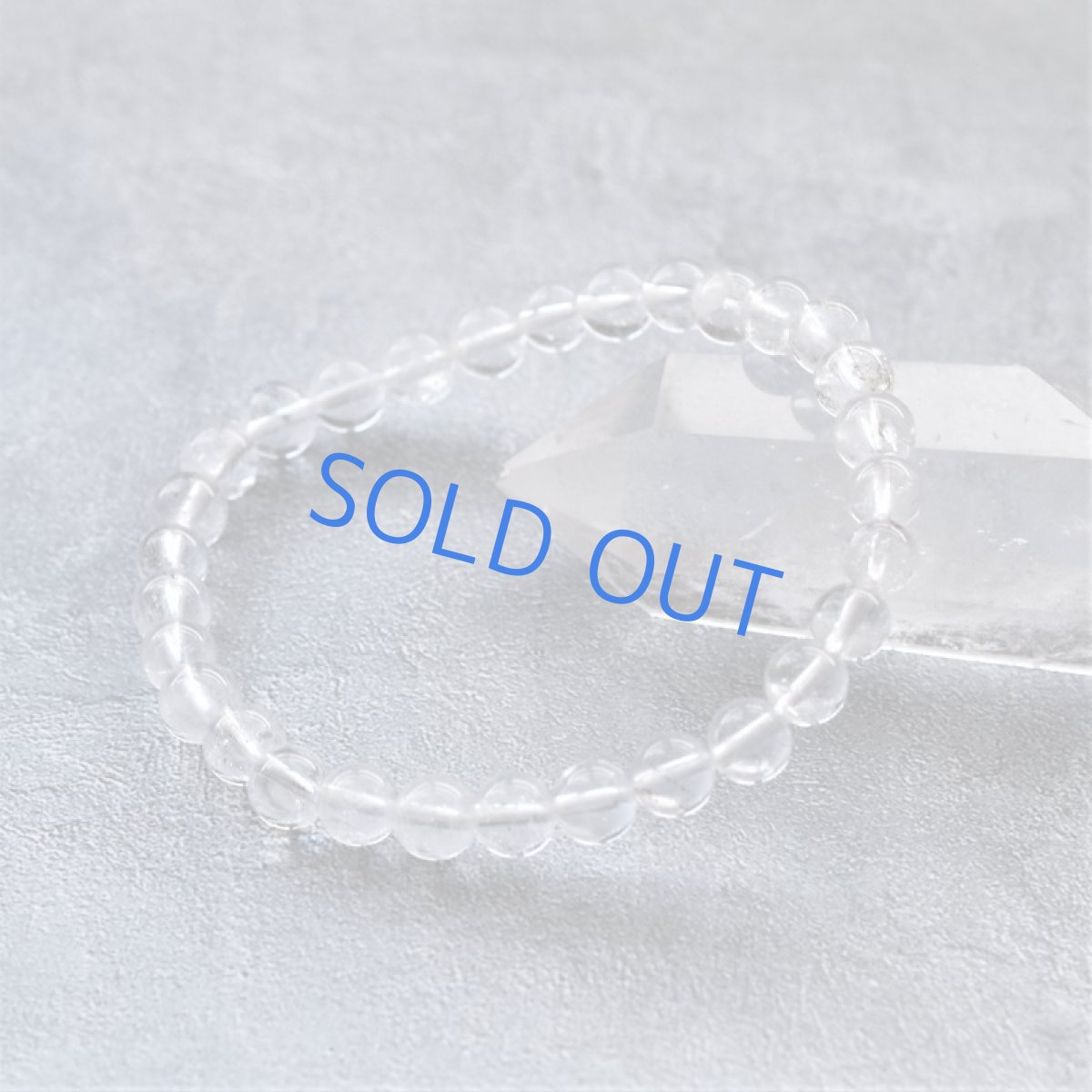 画像2: 日々のお守りに♪【残り1・クリア】ヒマラヤ山脈　パールヴァティー渓谷産　マニカラン水晶ブレスレット  (2)