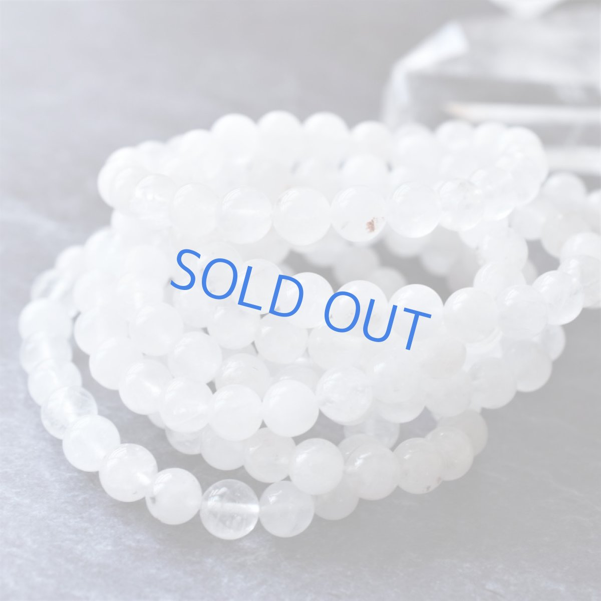 画像8: 日々のお守りに♪【残り1・SNOW】ヒマラヤ山脈 パールヴァティー渓谷産 マニカラン水晶ブレスレット  (8)