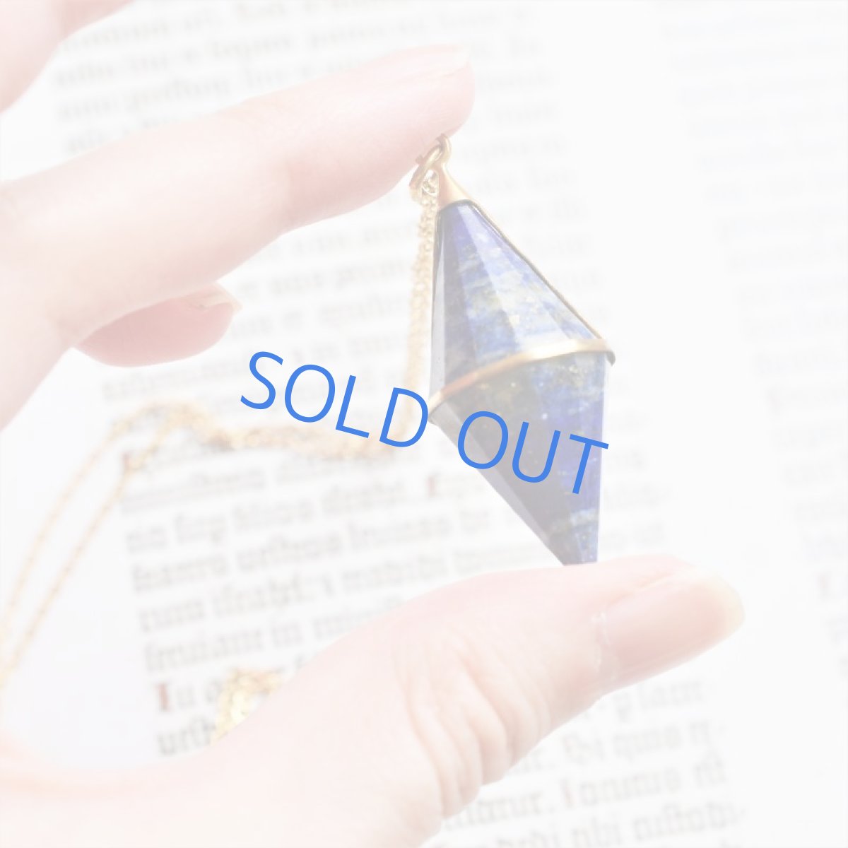 画像9: 【残りA】まるで天球儀♪　夜空　ラピスラズリ　大粒　ペンデュラム　サージカルステンレス60cmネックレス  (9)