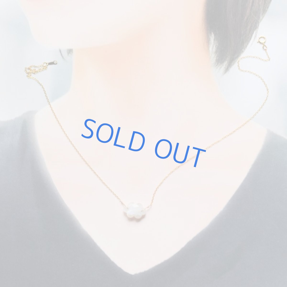 画像10: 訳ありSALE【残り2】もくもく　白い雲　レインボームーンストーン　40cmサージカルステンレスネックレス (10)