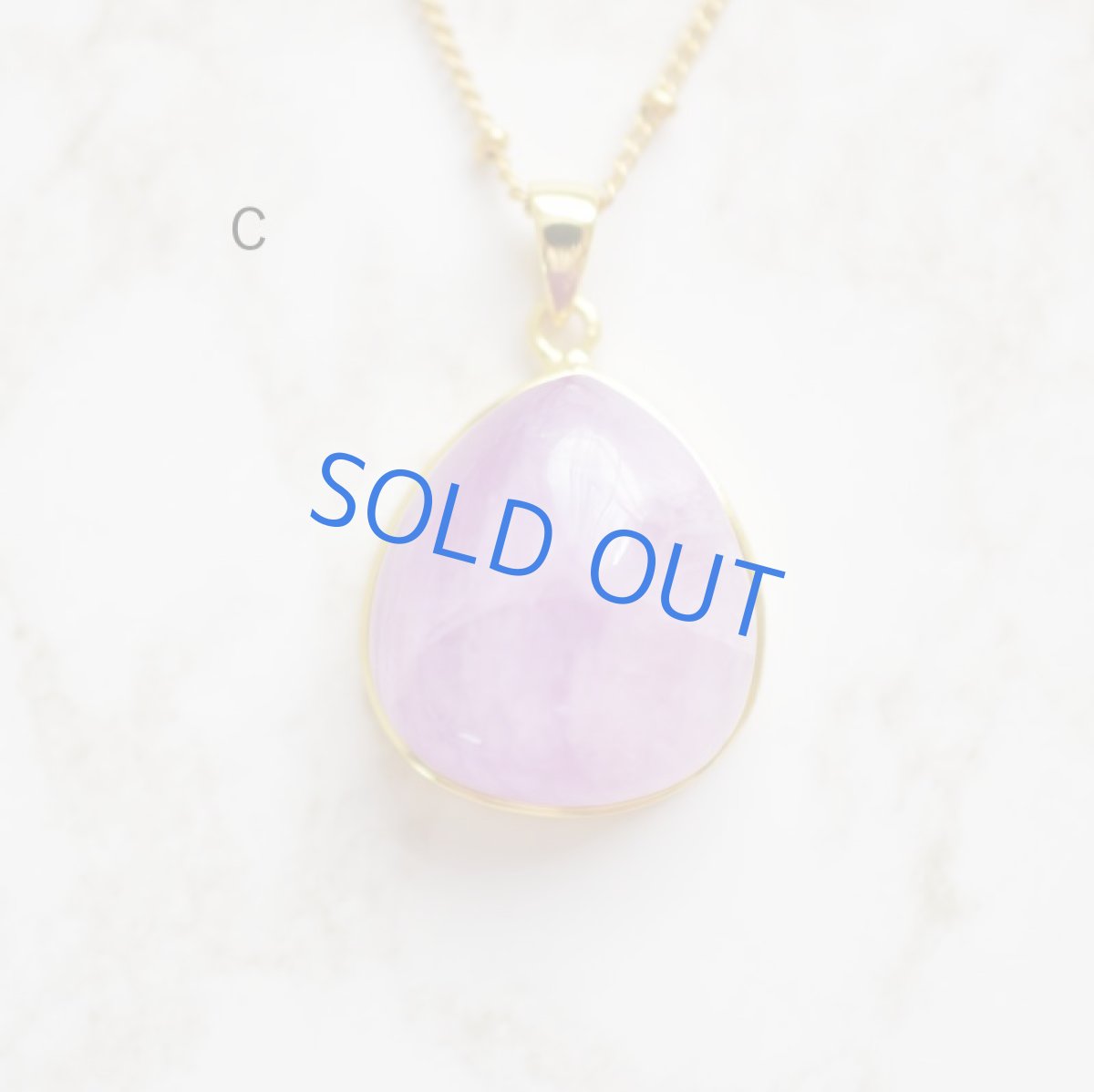 画像12: 初秋新作【残りAのみ】9月誕生石！超大粒　アフガニスタン産　クンツァイト　サージカルステンレスネックレス  (12)