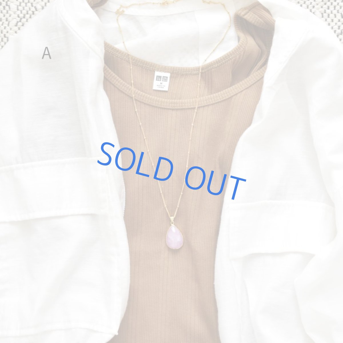 画像7: 初秋新作【残りAのみ】9月誕生石！超大粒　アフガニスタン産　クンツァイト　サージカルステンレスネックレス  (7)