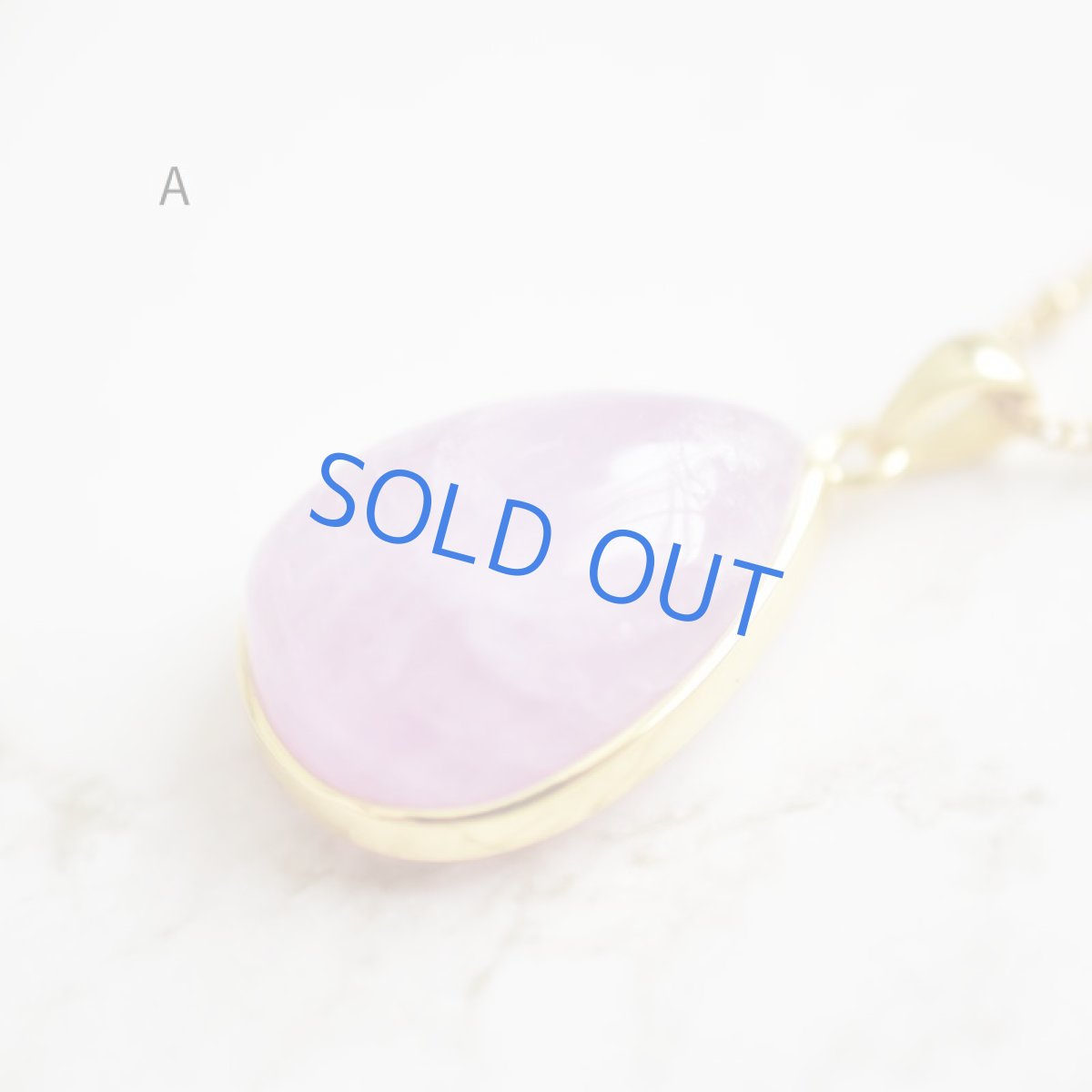 画像5: 初秋新作【残りAのみ】9月誕生石！超大粒　アフガニスタン産　クンツァイト　サージカルステンレスネックレス  (5)