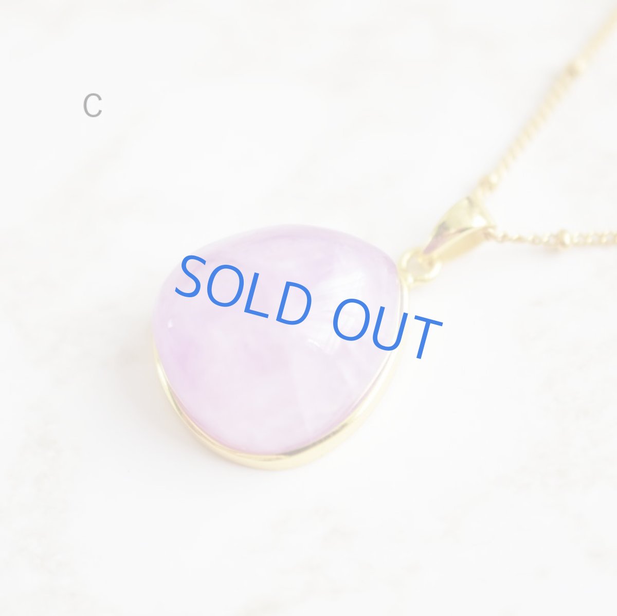 画像13: 初秋新作【残りAのみ】9月誕生石！超大粒　アフガニスタン産　クンツァイト　サージカルステンレスネックレス  (13)