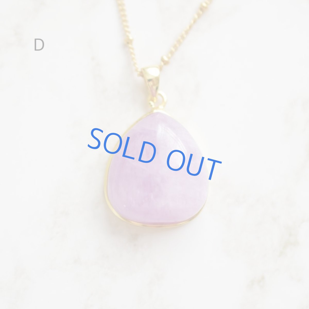 画像16: 初秋新作【残りAのみ】9月誕生石！超大粒　アフガニスタン産　クンツァイト　サージカルステンレスネックレス  (16)