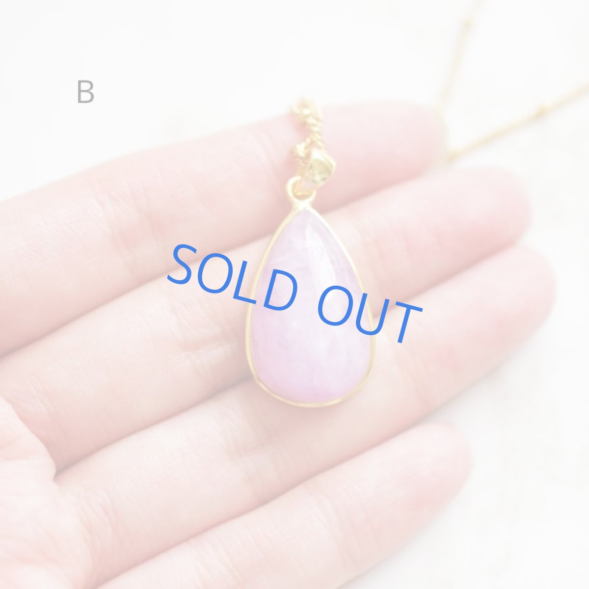 画像10: 初秋新作【残りAのみ】9月誕生石！超大粒　アフガニスタン産　クンツァイト　サージカルステンレスネックレス  (10)