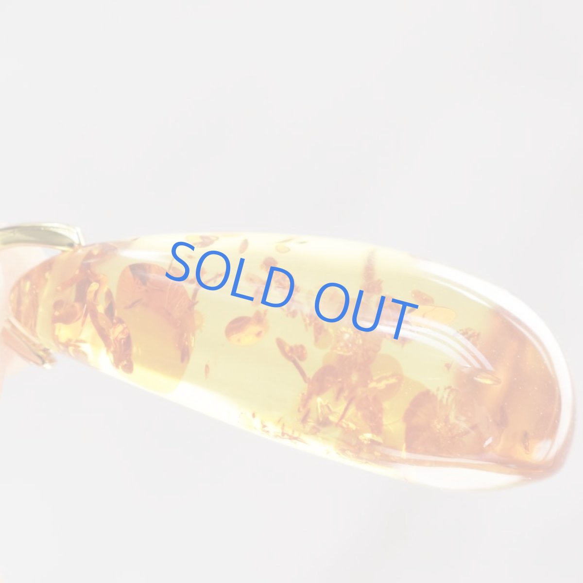 画像12: 【残りE】バルト海産　超大粒　クラック　アンバー(琥珀）　サージカルステンレスネックレス60cm  (12)