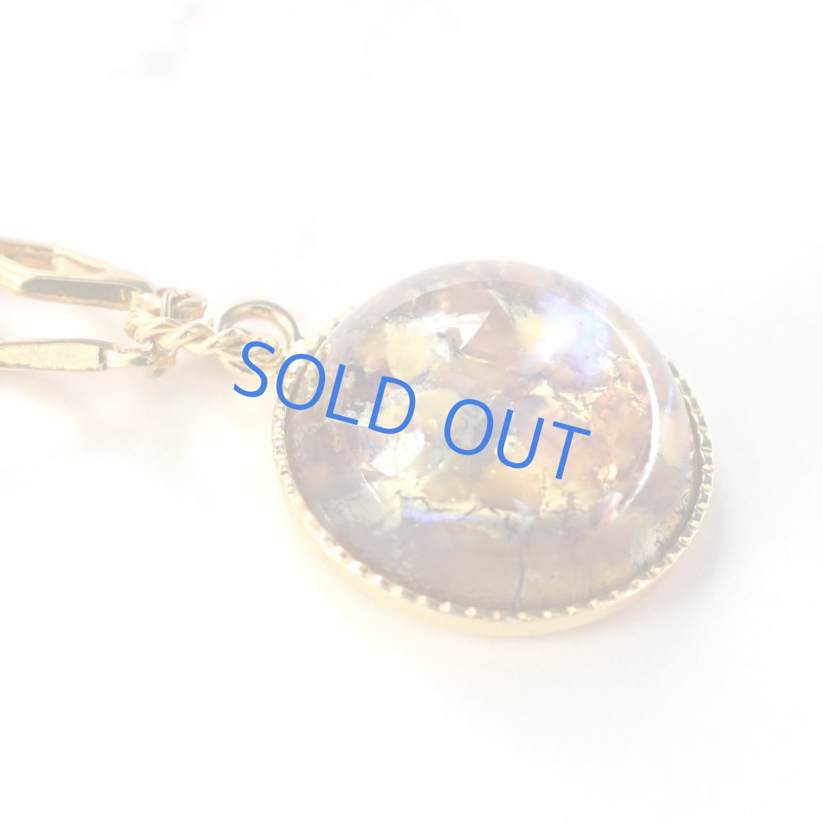 画像6: 【残り5・限定再入荷！】2024年辰年！　ドラゴンズブレス　希少大粒　vintage　琥珀色チェコガラス　ネックレス (6)