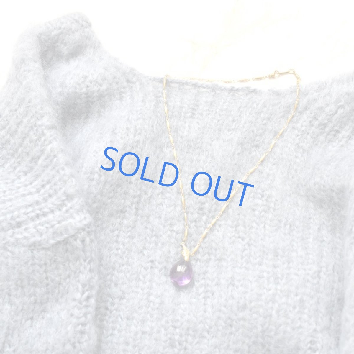 画像17: 春の新作【残りC】超大粒　アメジスト　ペンダント　サージカルステンレスネックレス  (17)