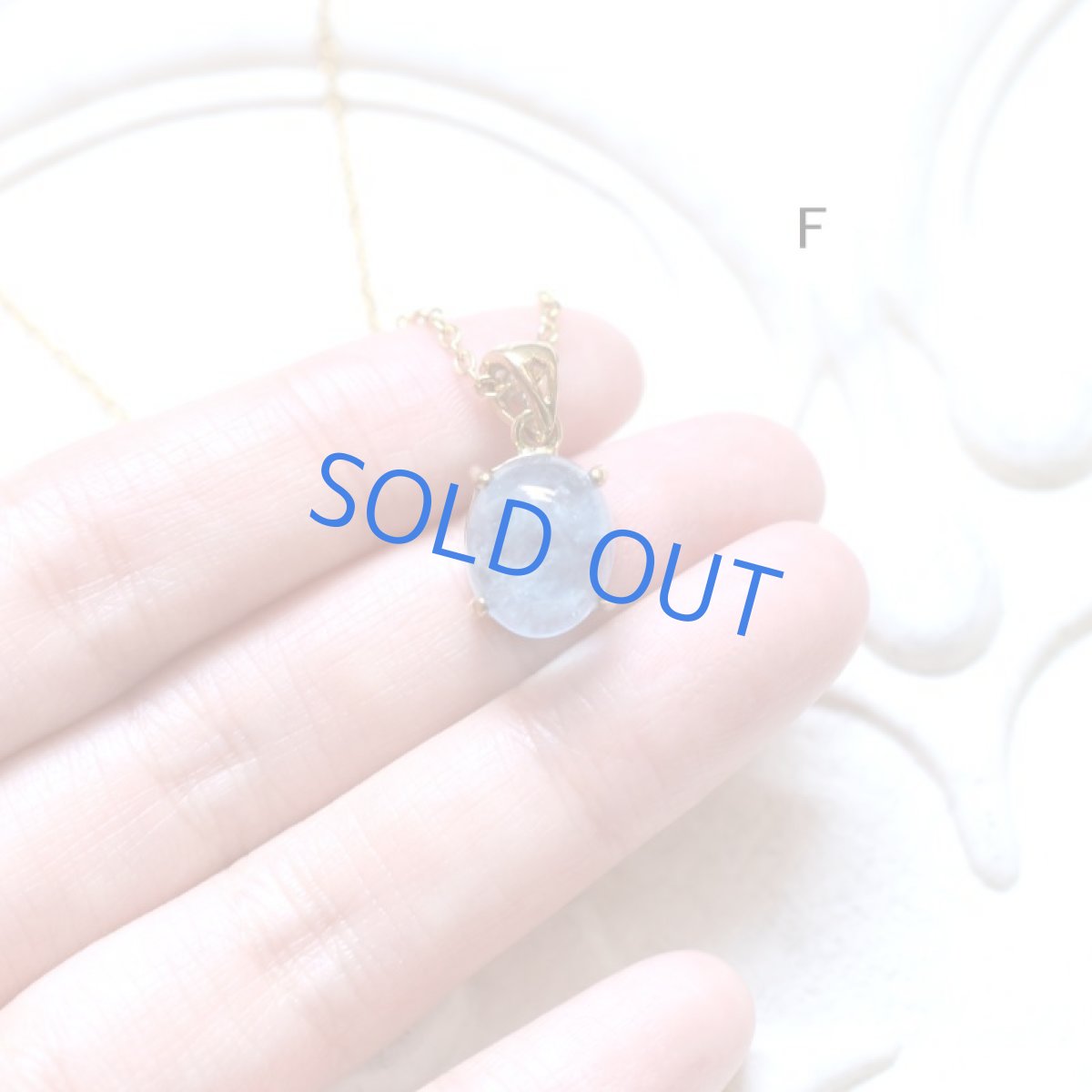 画像21: 【残りE】大粒　アクアマリン　ティア型　カボション　サージカルステンレス50cmネックレス  (21)