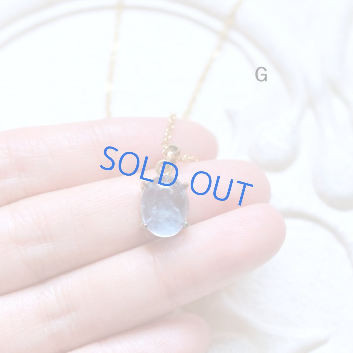 画像24: 【残りE】大粒　アクアマリン　ティア型　カボション　サージカルステンレス50cmネックレス  (24)