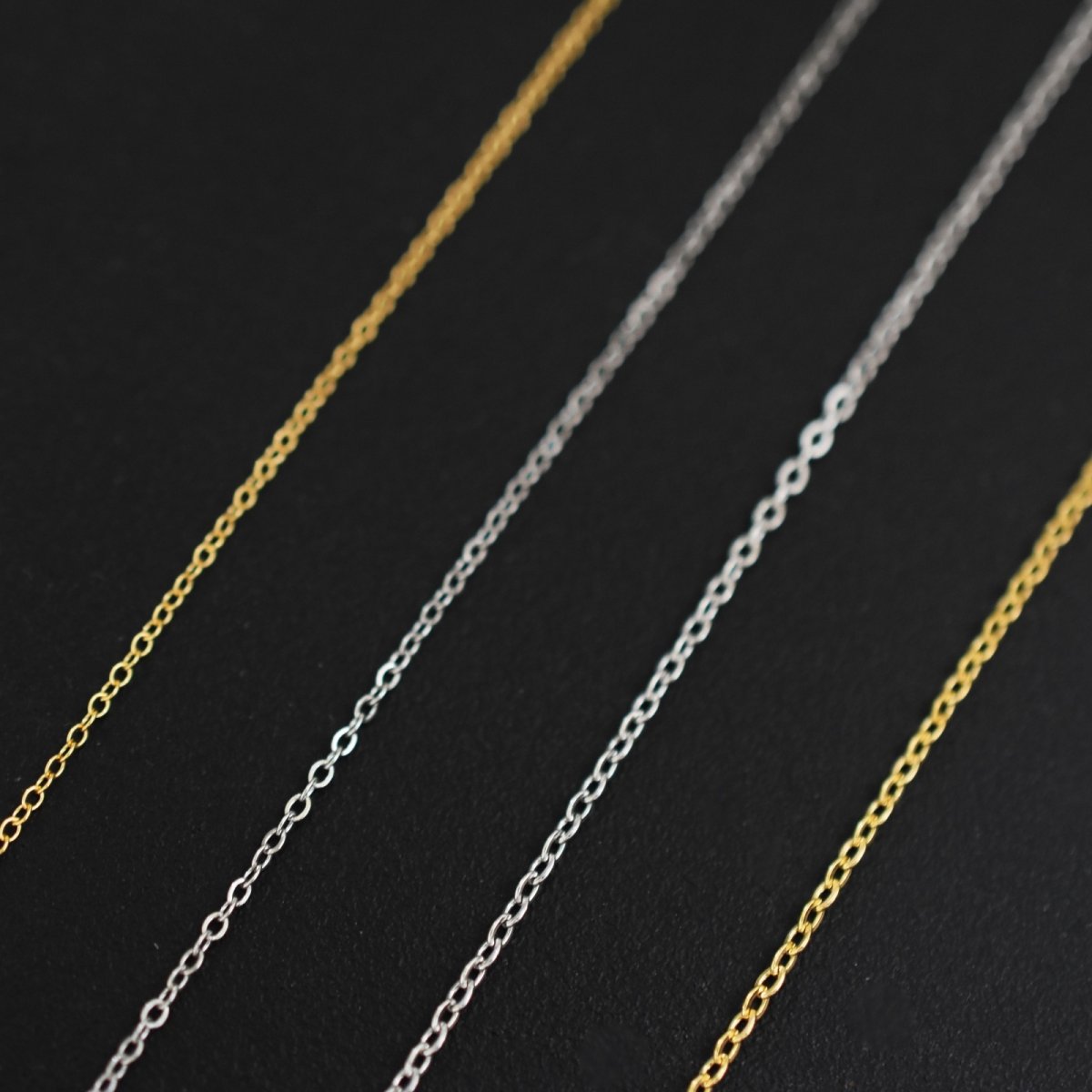 画像2: 残り２　ダークカラースモーキークォーツ　大粒マロンジェムカット　サージカルステンレス約50cmネックレス (2)