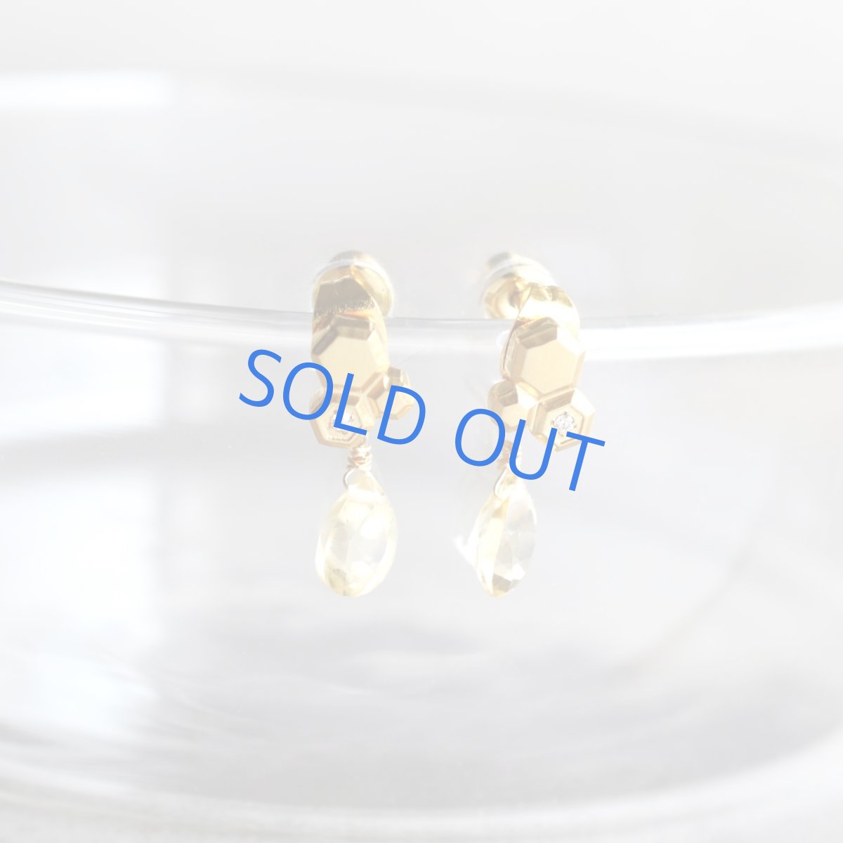 画像4: 秋の新作【金属アレルギー対応！】２WAY　蜂蜜シトリン　滴る　ジルコニア付　小粒　サージカルステンレス  (4)