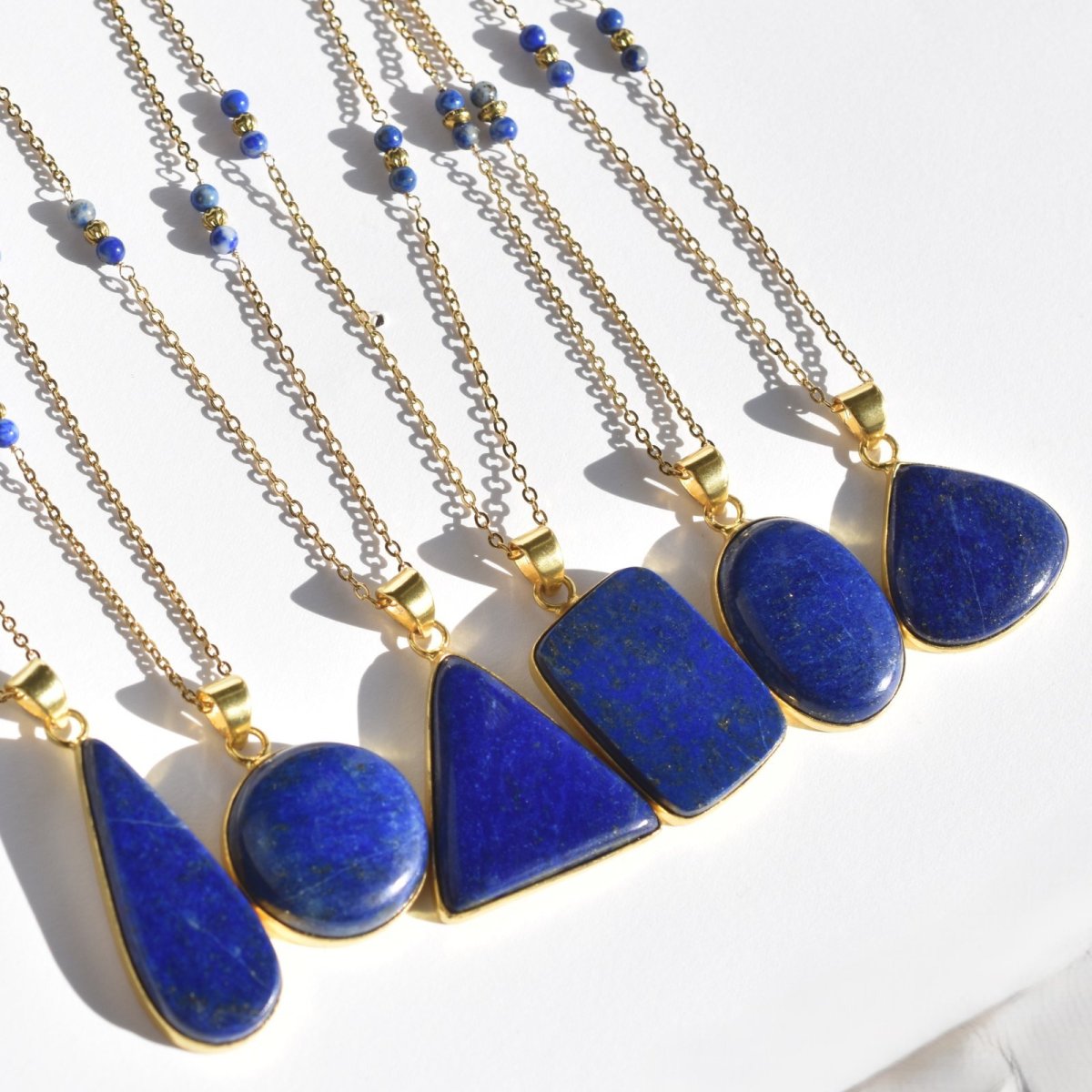 画像24: 冬の新作【一点もの・選べる】超大粒　夜空　ラピスラズリ　サージカルステンレスネックレス70cm  (24)