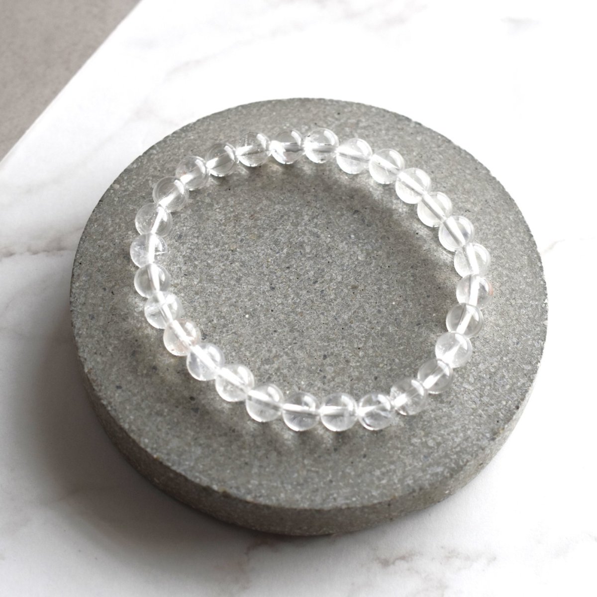 画像5: 【残り1・クリア】日々のお守りに♪　ヒマラヤ山脈　パールヴァティー渓谷産　マニカラン水晶ブレスレット  (5)