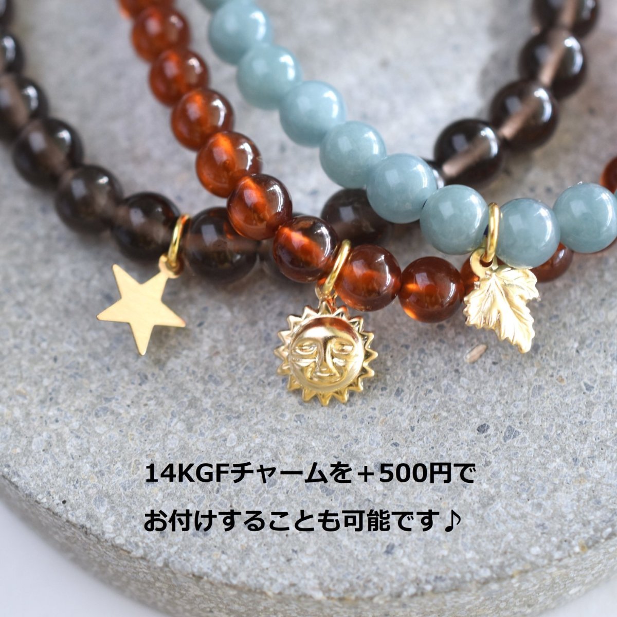 画像8: 春の新作【残り2・お守り】エンジェルラダークォーツ　クリア　丸珠　数珠ブレスレット  (8)