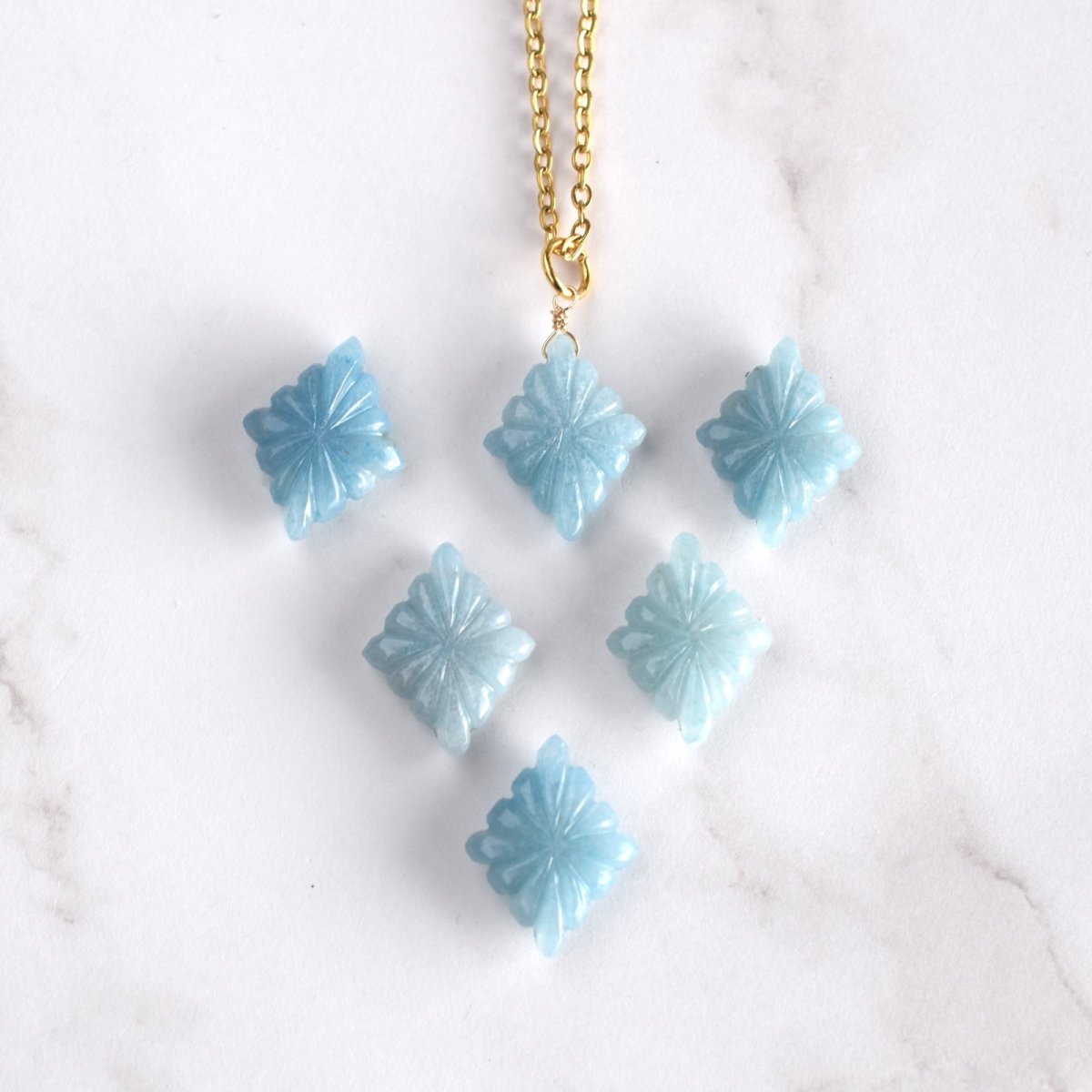 画像5: Creema特集掲載【残り35】希少! AAA トロレアイト ローゼンジカット 一粒 サージカルステンレスネックレス40cm  (5)