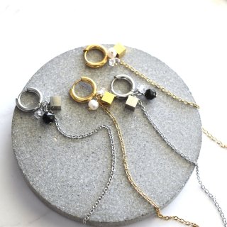 アトリエ AGU ハンドメイド シルバー製リング 天然石付き