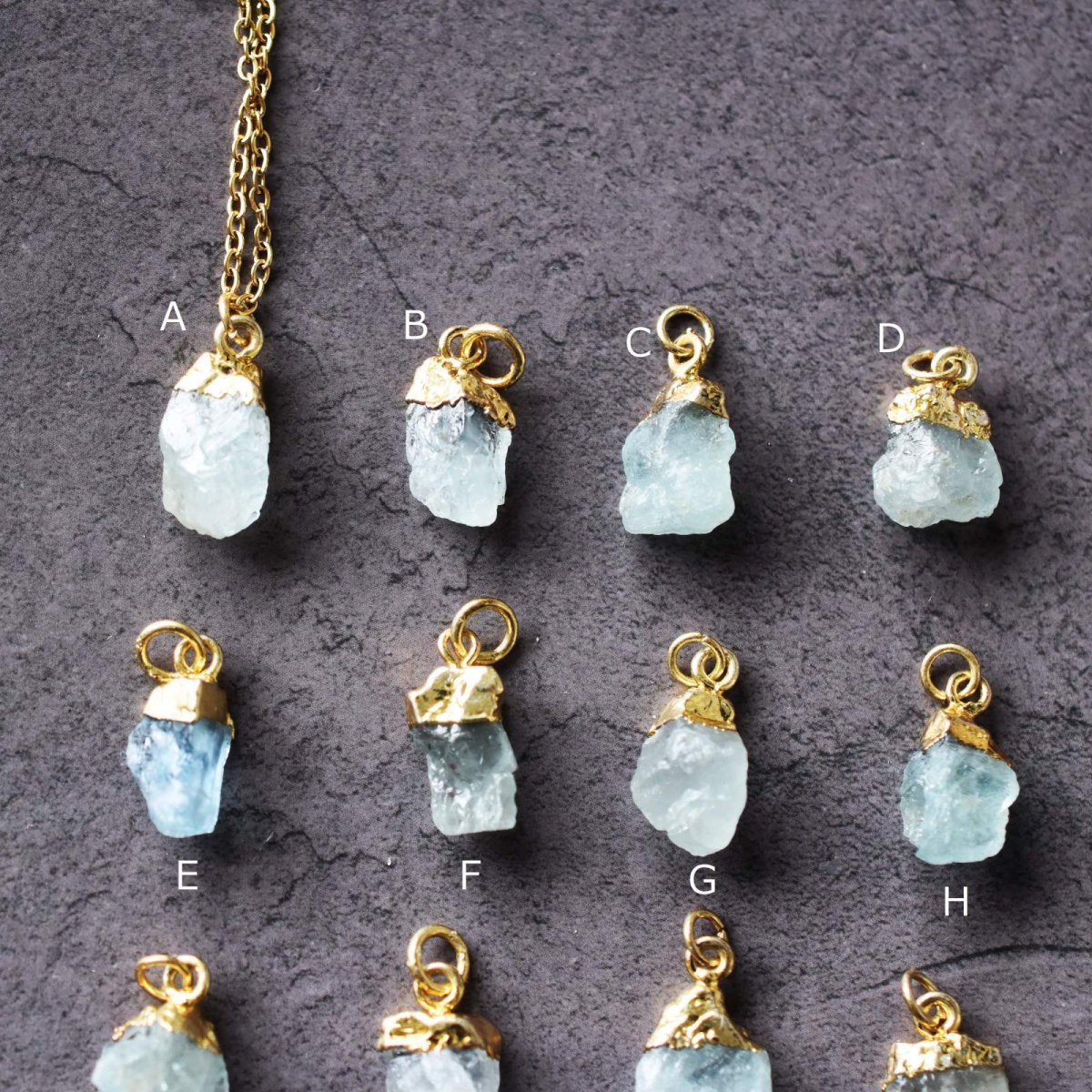 画像7: Creema特集掲載【選べる】原石　アクアマリン　天然ピンクコーラル&淡水パール付き　サージカルステンレス　40cmネックレス  (7)