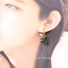 画像17: 春の福袋2025【金具選べる・片耳】すずらん　若葉アンバー　ミモザイエロー　6種　天然石チャーム　セット　イヤーカフ  (17)