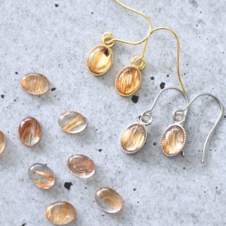 アトリエ AGU ハンドメイド シルバー製リング 天然石付き