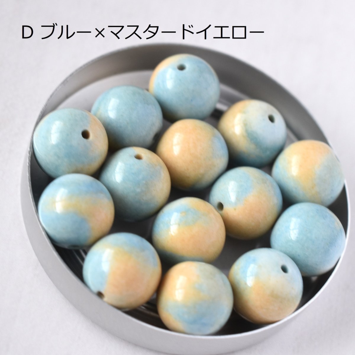 画像15: 夏の新作【各限定数のみ】希少石！　マカロンカラー　アラシャンアゲート　サージカルステンレス40cmネックレス  (15)