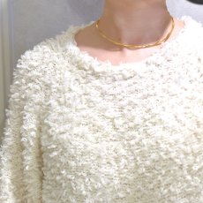 画像10: 夏の新作【汗のかく季節に！選べる】サージカルステンレス製　ツイスト　ネックバングル  (10)
