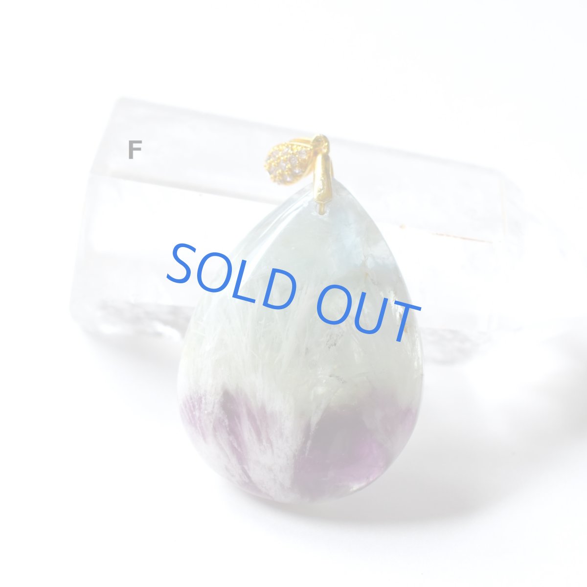 画像14: 今回のみ再入荷【残りF】天使の羽 希少石 超大粒 フェザーインフローライト ネックレス(革コード)約85cm  (14)