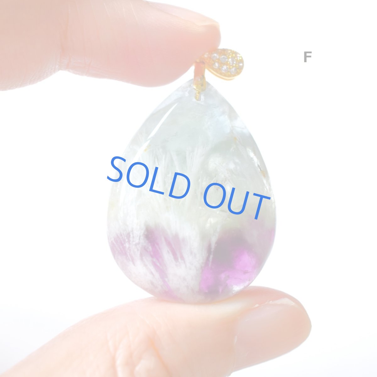 画像16: 今回のみ再入荷【残りF】天使の羽 希少石 超大粒 フェザーインフローライト ネックレス(革コード)約85cm  (16)